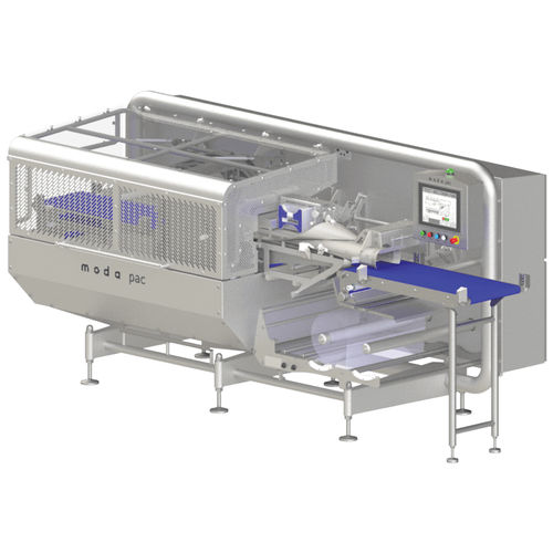 Sistema de embalagem automático - Moda Pac  - Amcor Embalagens Flexíveis - wraparound / de piso / para sacos