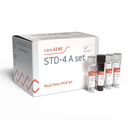 Kit de teste para doenças sexualmente transmissíveis - careGENE™ STD-4 A set - WELLS BIO - de Neisseria gonorrhoeae / de Ureaplasma urealyticum / de Chlamydia trachomatis