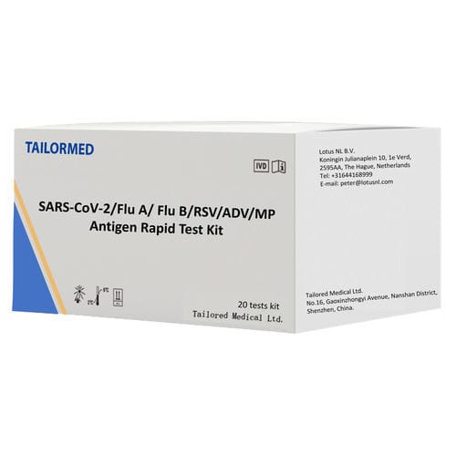 Teste rápido para doenças infecciosas - SARS-CoV-2/Flu A/ Flu B/RSV/ADV/MP  - Tailored Medical Ltd - de gripe / de antígeno / de SARS-COV-2