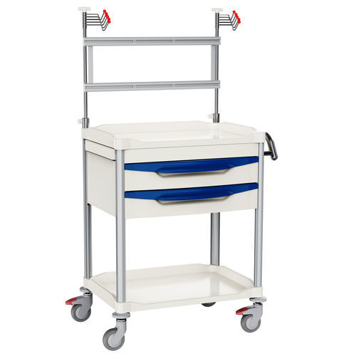 Carrinho hospitalar - T003 - Topmodul - para uso geral / para tratamentos / em material plástico
