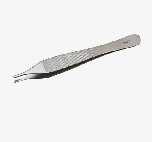 Pinça veterinária - 015522  - Covetrus - para preensão de tecidos / Adson / reta