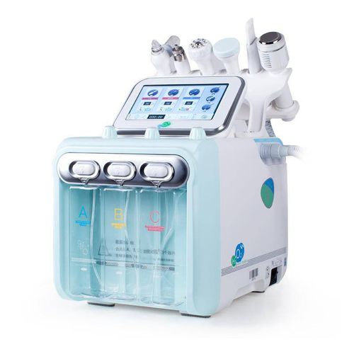 Aparelho de microdermoabrasão - Portable Aquafacial 6 handle - Miramhoo Aesthetics - aparelho de peeling ultrassônico / aparelho de agulhamento com oxigênio / aparelho de esfoliação mecânica