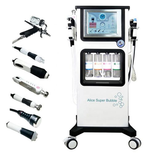 Aparelho de rejuvenescimento da pele por radiofrequência - Oxygen+Hydrofacial 7 handle - Miramhoo Aesthetics - aparelho de microdermoabrasão / aparelho de microagulhamento mecânico / aparelho de peeling ultrassônico