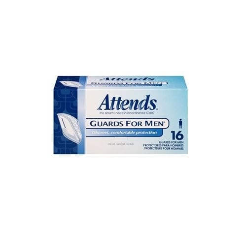 Absorventes higiênicos para homem - MG0400 - Attends - respirável / caixa de 16 unid.