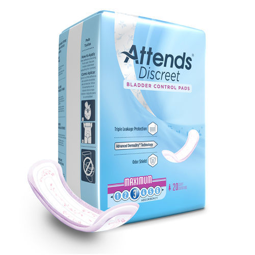 Absorventes higiênicos para mulher - ADPMAX - Attends - respirável / caixa de 20 unid.
