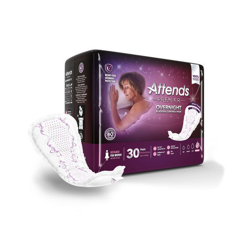 Absorventes higiênicos para mulher - ALI-ONBCP - Attends - respirável / caixa de 30 unid.
