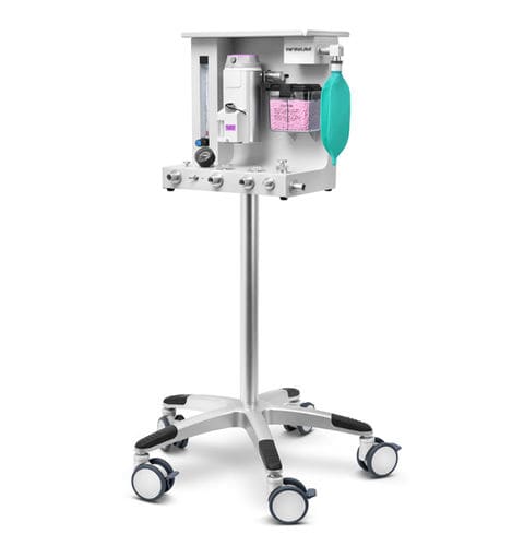 Aparelho de anestesia veterinária com carrinho - Aurora P100 - Infinium Veterinary