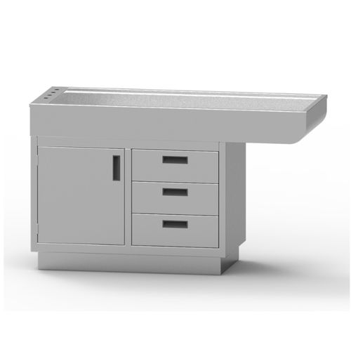 Mesa de exame para uso veterinário - 22837 - Infinium Veterinary - manual / com compartimentos de arrumação / não articulada