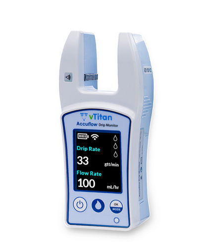 Sistema de monitoramento de bomba de infusão - Accuflow®  - vTitan Corporation - de fluxo / médico-hospitalar / sem fio