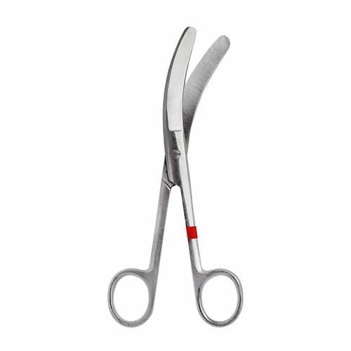 Tesoura para cordão umbilical - 360008-3 - Fuhrmann - para pacientes humanos / descartável / curva