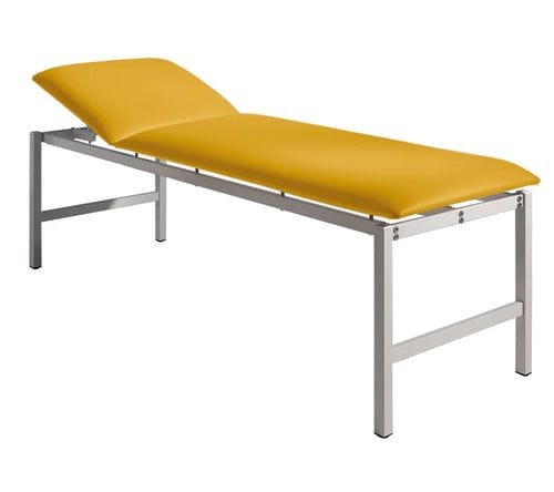 Mesa de exame manual - HERCULES Classic - SIMPEX - com encosto regulável / com rodízios / articulada em 2 seções
