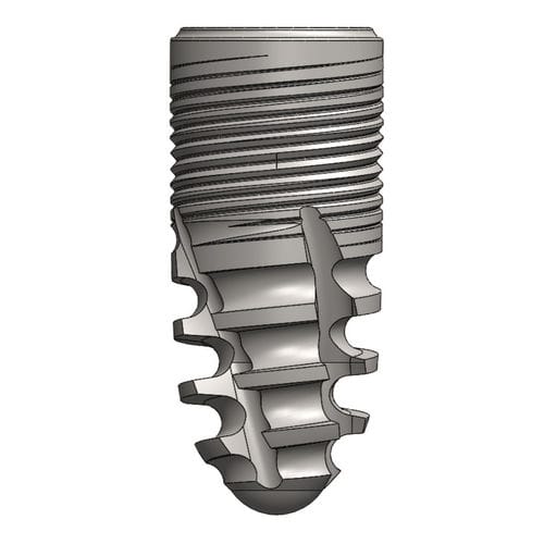 Implante dentário cônico - IB3508 - Dental Evolutions, Inc - em titânio / interno / curto