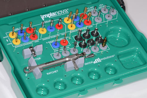 Kit de instrumentos para implante dentário - CSK - Dental Evolutions, Inc