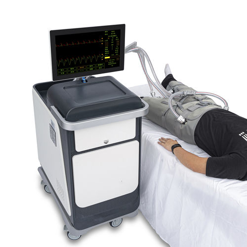 Aparelho de terapia por contrapulsação externa facilitada (CPEF) para isquemia cardíaca - OM-A-II ECP - Shanghai Goodmed Medical Device - com carrinho