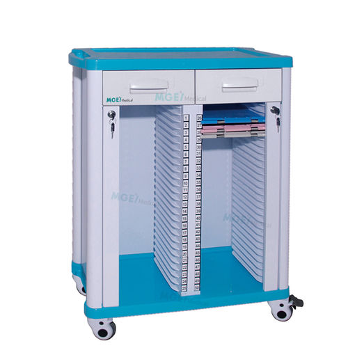 Carrinho hospitalar - MGE-CT226 - Medige International Industries - para registos médicos / de acondicionamento / em material plástico