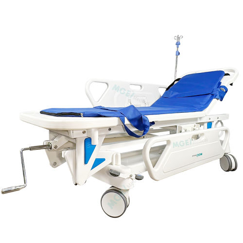 Carro-maca para transferência de pacientes - MGE-ST-10 - Medige International Industries - manual / pneumático / com altura regulável