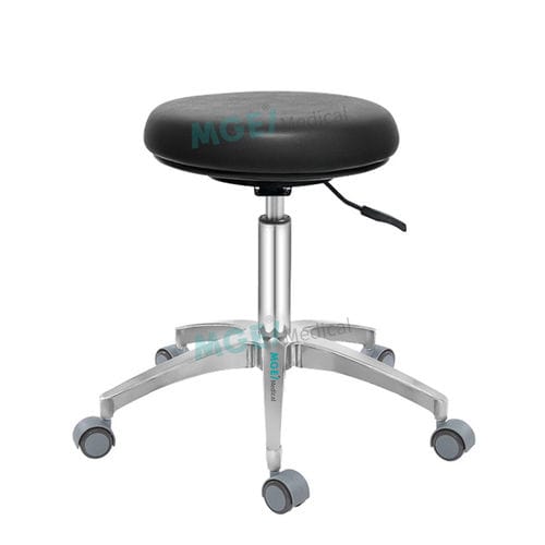 Cadeira para médico móvel - MGE-CWH2B - Medige International Industries - com altura regulável / em aço inoxidável / pneumática