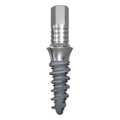 Implante dentário cônico - POWER OM - IML Swiss Dental Implants - em titânio / em peça única / com superfície rugosa