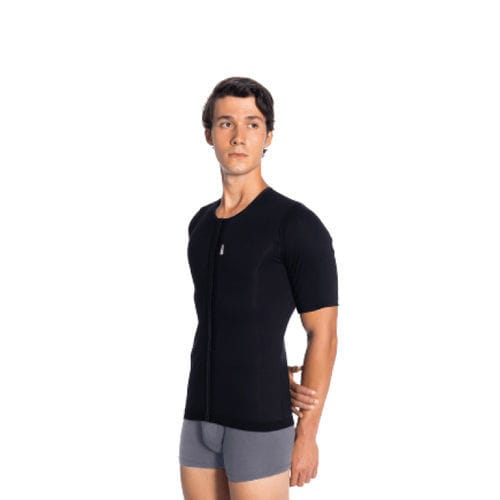 Camiseta de compressão pós-cirurgia - CM04 - Lipoteks - de homem / L / M