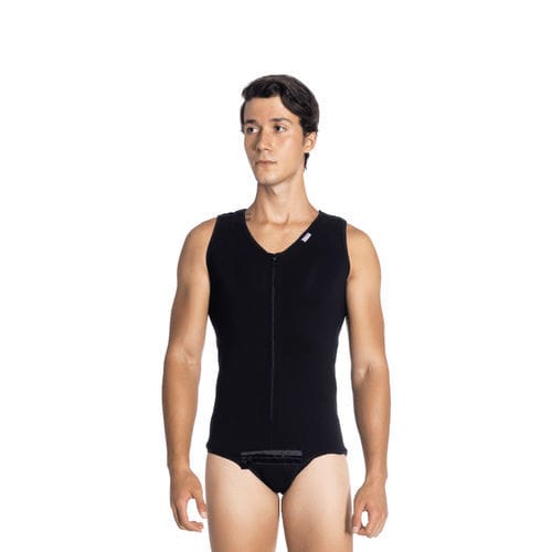 Camiseta de compressão pós-cirurgia - BM03 - Lipoteks - de homem / L / M