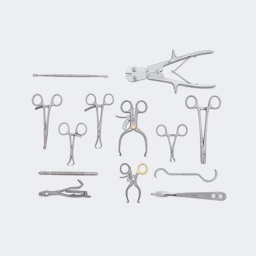 Kit de instrumentos veterinários para cirurgia ortopédica - KOSmall - Blue Surgical Instruments - para animais de pequeno porte