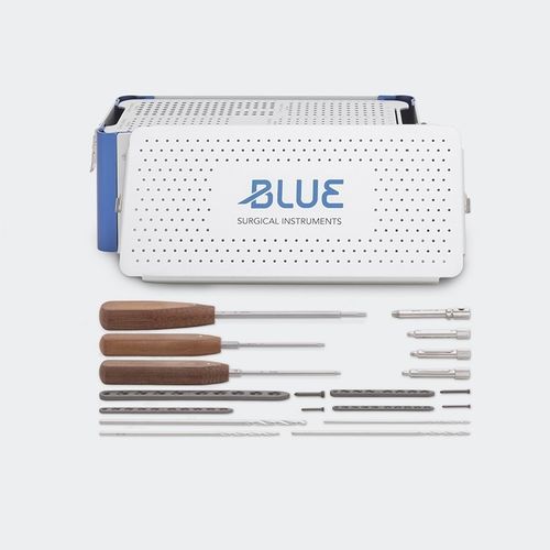 Kit de instrumentos veterinários para cirurgia geral - KBC20242735 - Blue Surgical Instruments