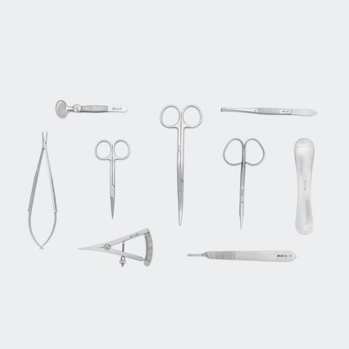 Kit de instrumentos veterinários para cirurgia geral - KMACOF1 - Blue Surgical Instruments
