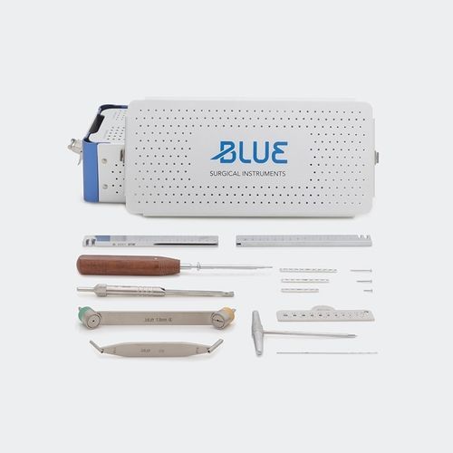Kit de instrumentos veterinários para cirurgia geral - KPP15 - Blue Surgical Instruments