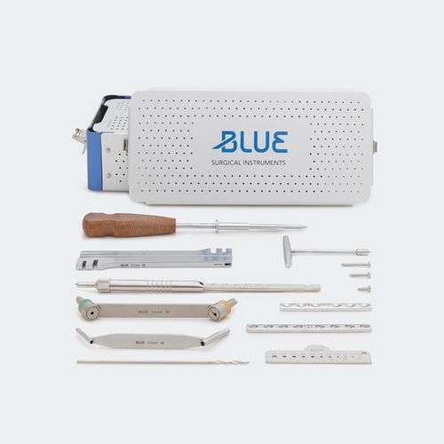Kit de instrumentos veterinários para cirurgia geral - KPP35 - Blue Surgical Instruments