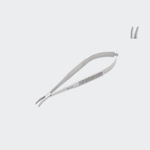 Porta-agulha cirúrgico - CNH89OF - Blue Surgical Instruments - de Castroviejo