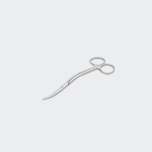 Tesoura para cirurgia oftalmológica - TE115OF - Blue Surgical Instruments - veterinária / curva