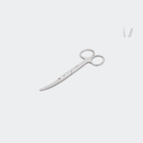 Tesoura cirúrgica - TCAR145C - Blue Surgical Instruments - veterinária / curva