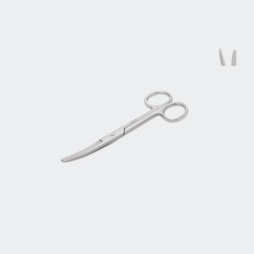 Tesoura cirúrgica - TCRR145C - Blue Surgical Instruments - veterinária / curva