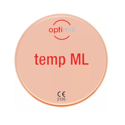 Material dentário em cera - optimill temp ML - Dentona AG - para pontes dentárias / para coroas dentárias / de fresagem