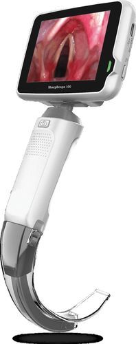 Video-laringoscópio grande-angular - SharpScope 100 - Allied Medical Limited - de alta definição / com monitor de vídeo integrado / descartável
