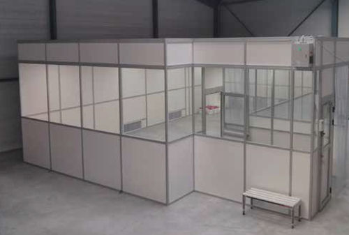 Sala limpa modular - SBM - ADS Laminaire - ISO classe 8 / ISO classe 5 / ISO classe 4