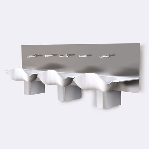 Lavatório para centro cirúrgico 3 postos - OR-L137 - LASA - em aço inoxidável / em Corian® / comando eletrónico
