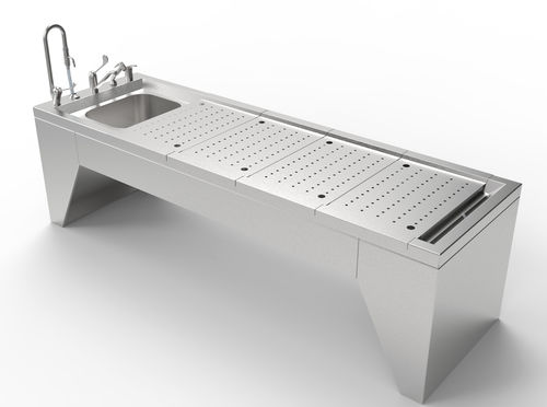 Mesa de necropsia para medicina legal - FH-L200 - LASA - de laboratório / para laboratório de histopatologia / de dissecção