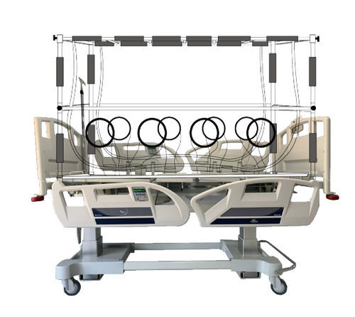 Cama para cuidados intensivos - MK 7 - Stretchers Industries - para isolamento / de contenção biológica / elétrica