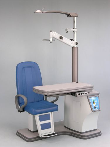 Estação de trabalho de oftalmologia - Panvisus Reply - F.I.S.O - Fabbrica Italiana Strumenti Oftalmici - com cadeira / compacta