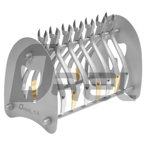 Rack para instrumentos odontológicos - OBI 00815 - Orel Brands Industries - odontológico / de bancada / em aço inoxidável