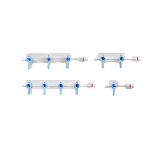 Manifold para infusões múltiplas de 1 via - A03MO series - HuBioMed - de 2 vias / de 4 vias / de 3 vias