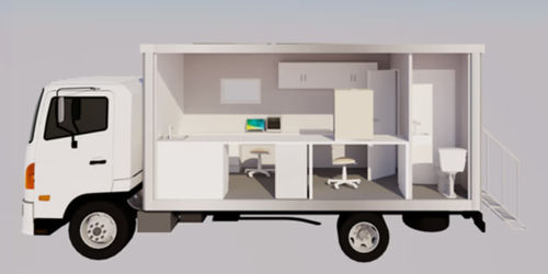 Unidade móvel de saúde de laboratório - Iveco - ICU AUTOMOTIVE IMPORT EXPORT AND CONSULTING. - furgão / com baú / tipo B