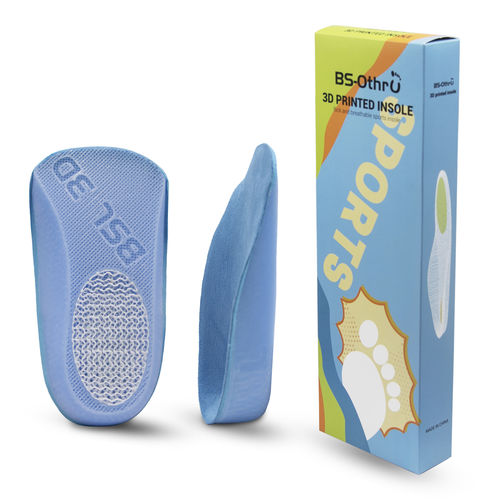 Palmilha ortopédica 3/4 com calcanheira - Plantar Fasciitis - BASINGLEAD - com apoio do arco longitudinal / para adulto / para fascite plantar