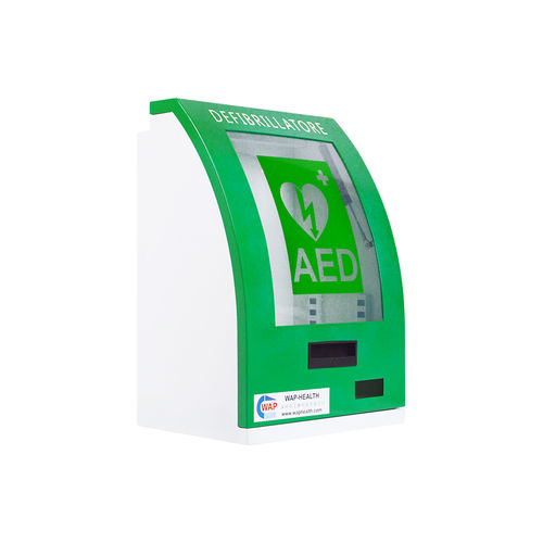 Armário de segurança - M8 - Shenzhen WAP-health Technology - para desfibrilador / de emergência / com porta