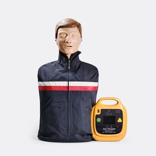 Manequim de treinamento para procedimentos de emergência médica - CM100 - Shenzhen WAP-health Technology - para RCP / de parte superior do corpo / em material plástico