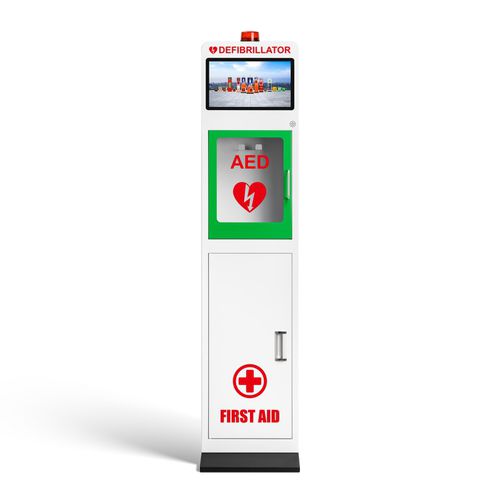 Armário de segurança - M5V - Shenzhen WAP-health Technology - de emergência / para desfibrilador / para hospital