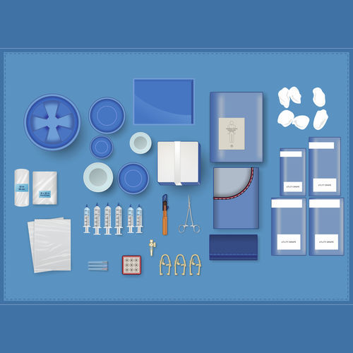 Kit médico de angiografia - XSSENTIAL  - SYNDEO Medical - estéril