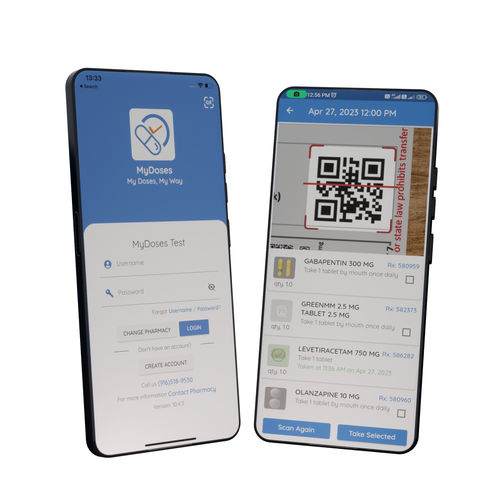 Aplicativo móvel de gestão da medicação - MyDoses - Dosepack India LLP - de tratamento / médico-hospitalar