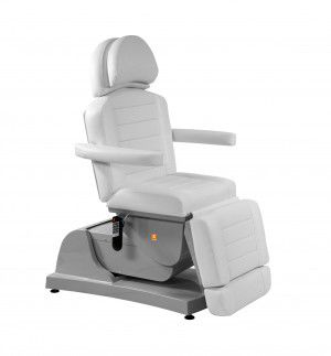 Mesa de exame para tratamentos estéticos - Queen VII Comfort - SOLENI Beauty - elétrica / com altura regulável / articulada em 5 seções